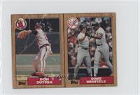 Don Sutton, Dave Winfield [Good to VG‑EX]