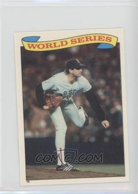 1987 Topps Album Stickers - [Base] - Test Issue Hard Back #19 - 1986 World Series