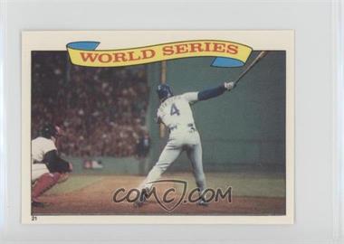 1987 Topps Album Stickers - [Base] - Test Issue Hard Back #21 - Lenny Dykstra