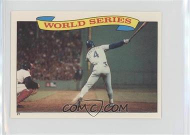 1987 Topps Album Stickers - [Base] - Test Issue Hard Back #21 - Lenny Dykstra