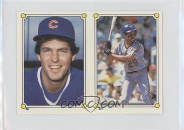 1987 Topps Album Stickers - [Base] - Test Issue Hard Back #221-60 - Scott Sanderson, Phil Bradley