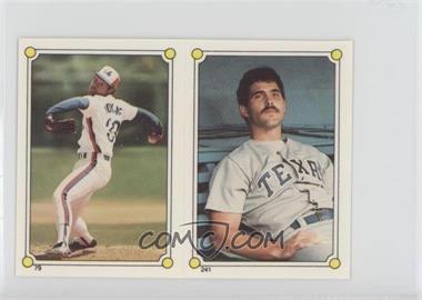 1987 Topps Album Stickers - [Base] - Test Issue Hard Back #241-79 - Floyd Youmans, Don Slaught