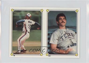 1987 Topps Album Stickers - [Base] - Test Issue Hard Back #241-79 - Floyd Youmans, Don Slaught