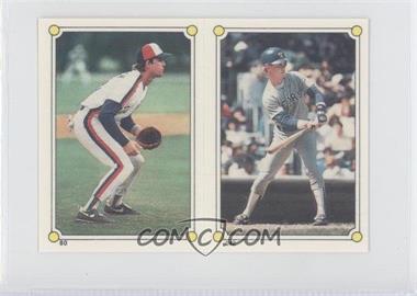 1987 Topps Album Stickers - [Base] - Test Issue Hard Back #242-80 - Steve Buechele, Tim Wallach