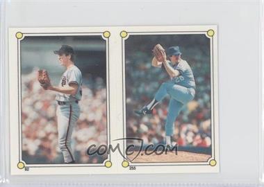 1987 Topps Album Stickers - [Base] - Test Issue Hard Back #255-92 - Mike Krukow, Steve Farr