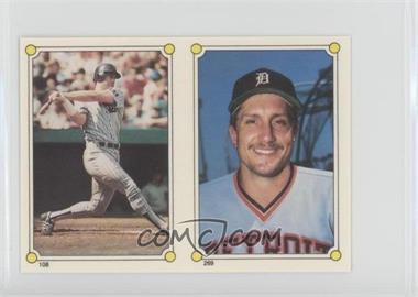 1987 Topps Album Stickers - [Base] - Test Issue Hard Back #269-108 - Terry Kennedy, Lance Parrish