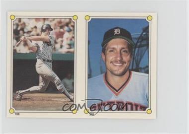 1987 Topps Album Stickers - [Base] - Test Issue Hard Back #269-108 - Terry Kennedy, Lance Parrish