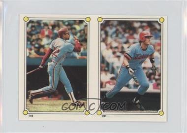 1987 Topps Album Stickers - [Base] - Test Issue Hard Back #281-119 - Kent Hrbek, Gary Redus