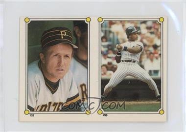 1987 Topps Album Stickers - [Base] - Test Issue Hard Back #296-133 - Rickey Henderson, Jim Morrison