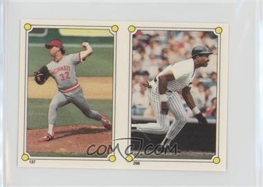 1987 Topps Album Stickers - [Base] - Test Issue Hard Back #298-137 - Dave Winfield, Tom Browning