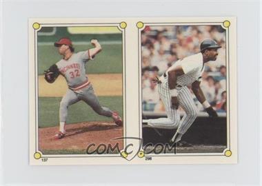 1987 Topps Album Stickers - [Base] - Test Issue Hard Back #298-137 - Dave Winfield, Tom Browning