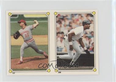 1987 Topps Album Stickers - [Base] - Test Issue Hard Back #298-137 - Dave Winfield, Tom Browning