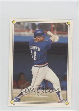 1987 Topps Album Stickers - [Base] - Test Issue Hard Back #41 - Bob Horner