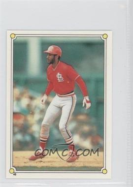 1987 Topps Album Stickers - [Base] - Test Issue Hard Back #46 - Ozzie Smith