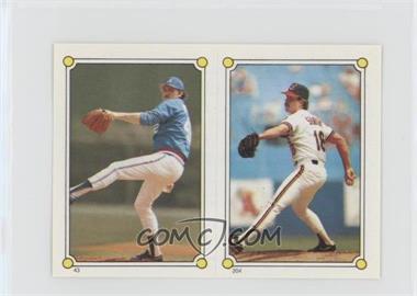 1987 Topps Album Stickers - [Base] #204-43 - Ken Schrom, Rick Mahler