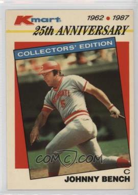 1987 Topps Kmart 25th Anniversary - [Base] #12 - Johnny Bench