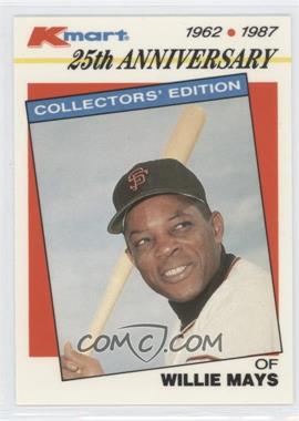 1987 Topps Kmart 25th Anniversary - [Base] #8 - Willie Mays