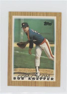 1987 Topps League Leaders Minis - [Base] #10 - Bob Knepper