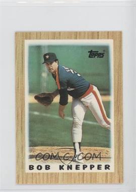 1987 Topps League Leaders Minis - [Base] #10 - Bob Knepper