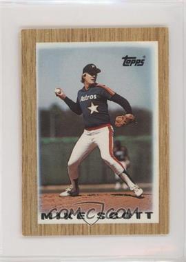 1987 Topps League Leaders Minis - [Base] #11 - Mike Scott