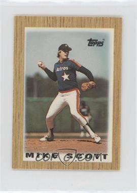 1987 Topps League Leaders Minis - [Base] #11 - Mike Scott