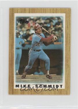 1987 Topps League Leaders Minis - [Base] #30 - Mike Schmidt