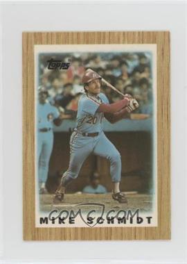 1987 Topps League Leaders Minis - [Base] #30 - Mike Schmidt