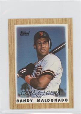 1987 Topps League Leaders Minis - [Base] #37 - Candy Maldonado