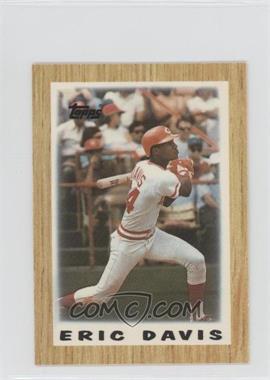 1987 Topps League Leaders Minis - [Base] #4 - Eric Davis