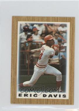 1987 Topps League Leaders Minis - [Base] #4 - Eric Davis