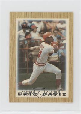 1987 Topps League Leaders Minis - [Base] #4 - Eric Davis