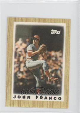 1987 Topps League Leaders Minis - [Base] #5 - John Franco