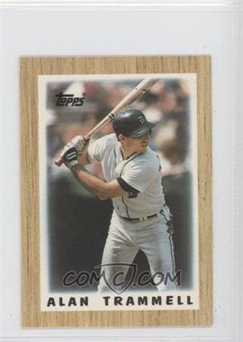 1987 Topps League Leaders Minis - [Base] #56 - Alan Trammell