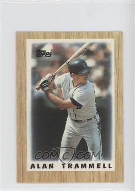 1987 Topps League Leaders Minis - [Base] #56 - Alan Trammell