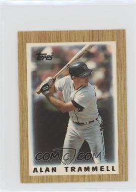 1987 Topps League Leaders Minis - [Base] #56 - Alan Trammell