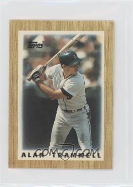 1987 Topps League Leaders Minis - [Base] #56 - Alan Trammell