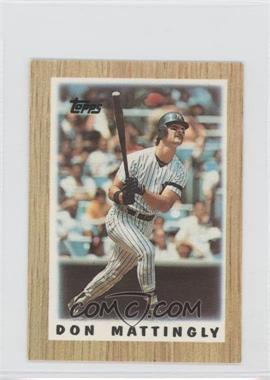 1987 Topps League Leaders Minis - [Base] #65 - Don Mattingly