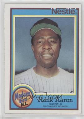 1987 Topps Nestle All-Time Dream Team - Food Issue [Base] #29 - Hank Aaron