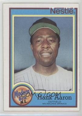 1987 Topps Nestle All-Time Dream Team - Food Issue [Base] #29 - Hank Aaron