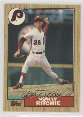 1987 Topps Traded - [Base] - Tiffany #103T - Wally Ritchie