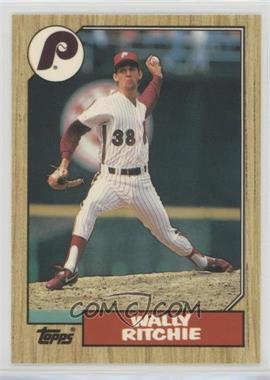 1987 Topps Traded - [Base] - Tiffany #103T - Wally Ritchie