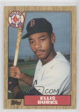 1987 Topps Traded - [Base] - Tiffany #14T - Ellis Burks