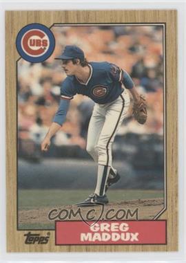 1987 Topps Traded - [Base] - Tiffany #70T - Greg Maddux