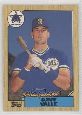 1987 Topps Traded - [Base] #122T - Dave Valle