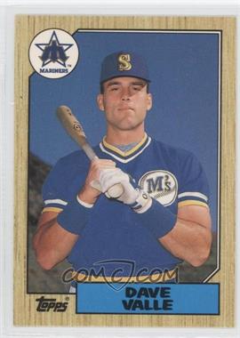 1987 Topps Traded - [Base] #122T - Dave Valle