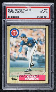 1987 Topps Traded - [Base] #70T - Greg Maddux [PSA 9 MINT]