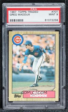 1987 Topps Traded - [Base] #70T - Greg Maddux [PSA 9 MINT]