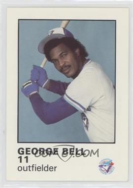 1987 Toronto Blue Jays Fire Safety - [Base] #11 - George Bell