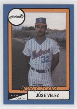 1988-89 BYN Puerto Rico Winter League - [Base] #143 - Jose Velez