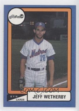 1988-89 BYN Puerto Rico Winter League - [Base] #156 - Jeff Wetherby